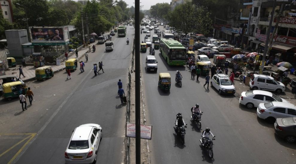 India is trialling optical illusion speed bumps to trick drivers into slowing down