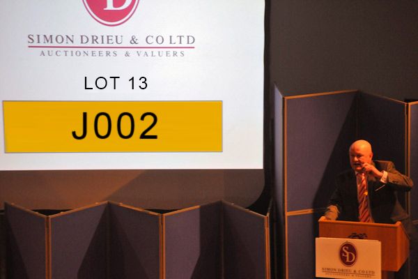 Number plate auction raises £150k