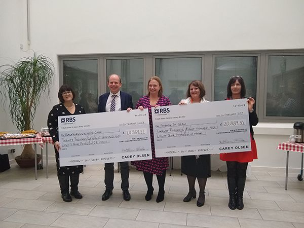 Carey Olsen raises more than £41,000 for two Jersey charities