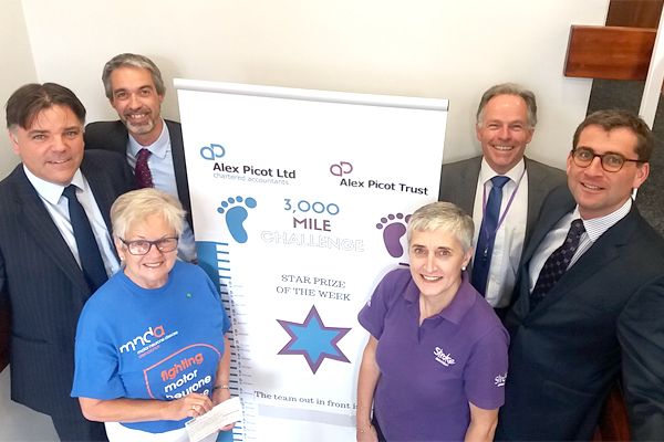 Local charities win in steps challenge