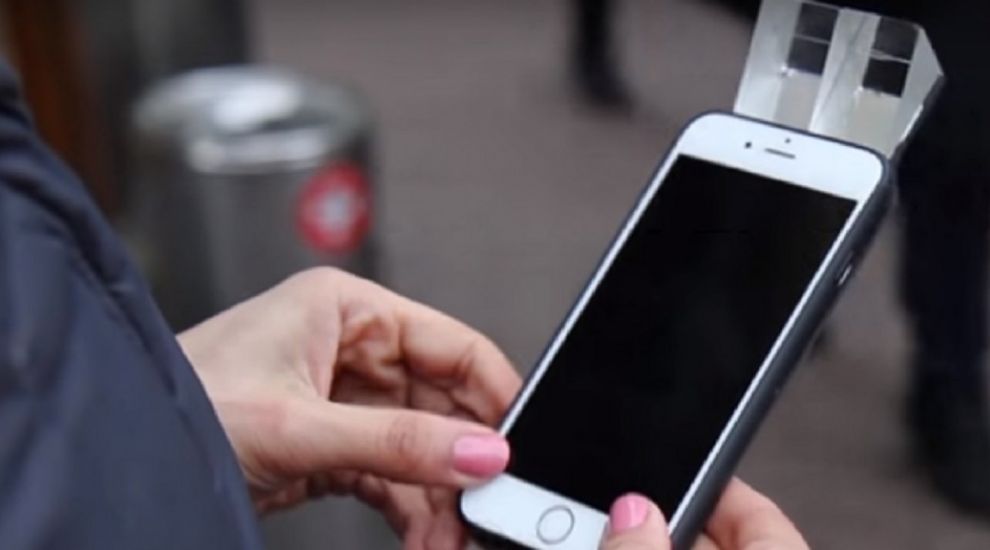 You'll never have to look up from your phone again with this phone accessory