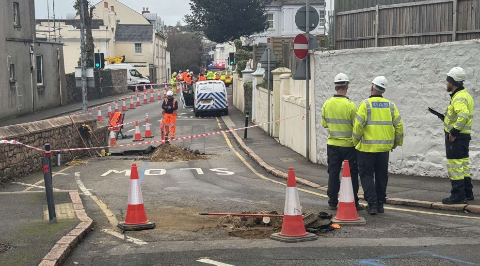 Sinkhole in St Helier creates 