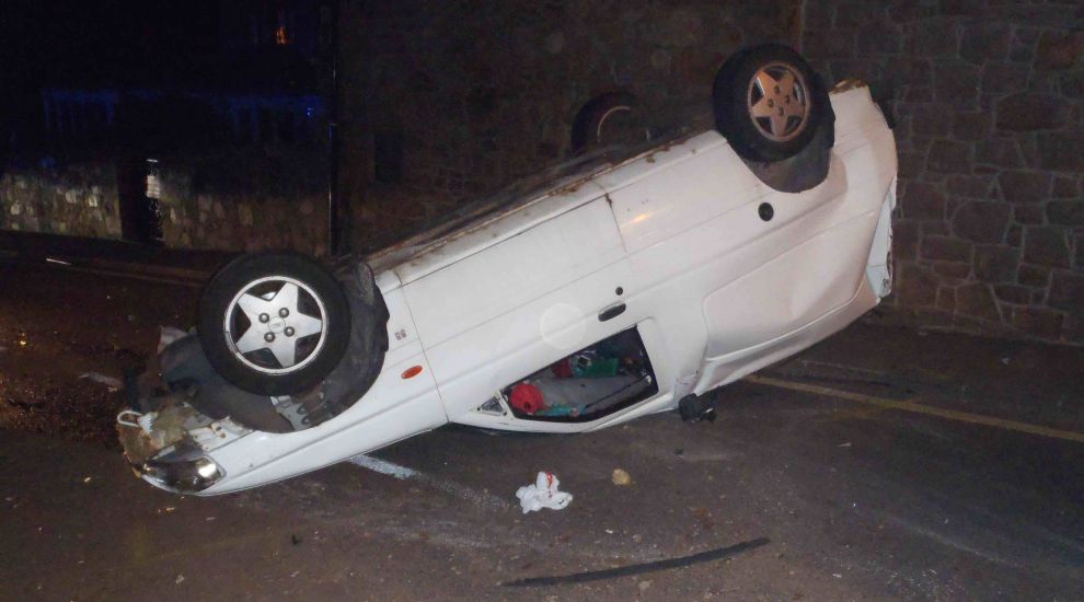 Firefighters warning as two more cars overturn in accidents