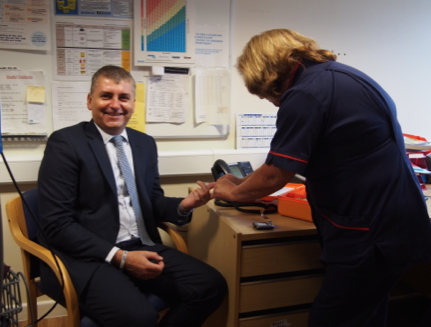 Jersey Water provide staff free diabetes screening