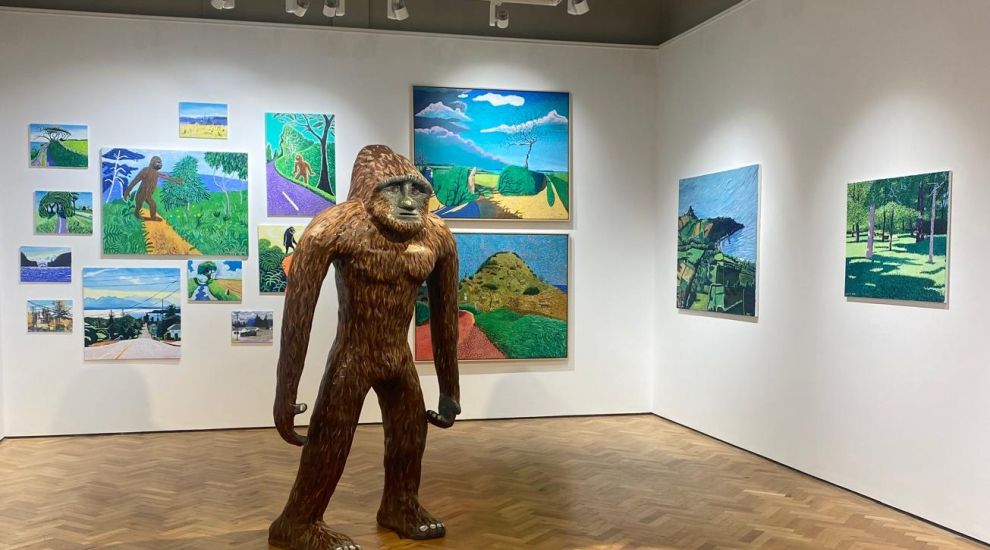 Bigfoot spotted in Jersey art gallery