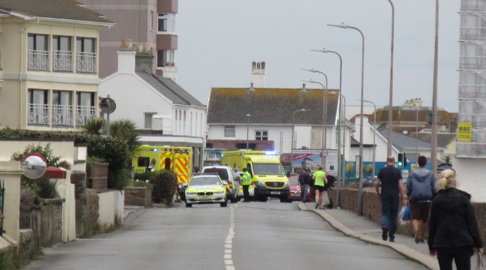 Coast road closed after serious accident