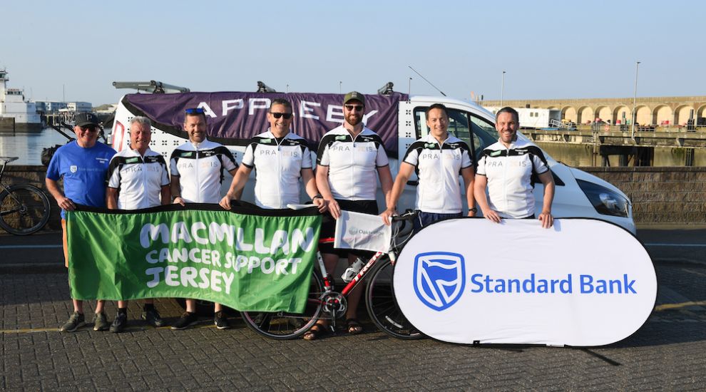 Islanders conquer 400km bike ride for local cancer charity