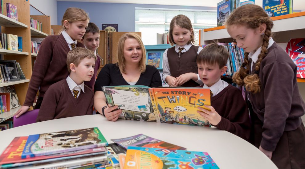 Library refurbishment at St Mary and St Michael almost complete thanks to Guernsey Electricity