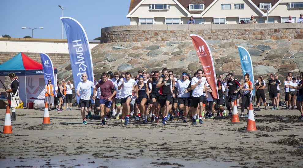 Runners raise more than £2,700 for Jersey Heritage in second Hawksford Castle Chase