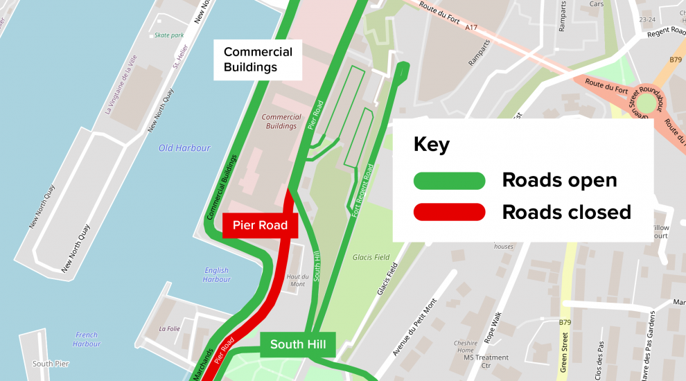 Pier Road car park and South Hill re-open after blast