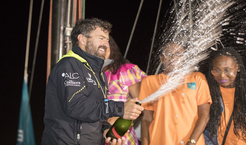 Podium finish for fossil-free Jersey sailor in gruelling race