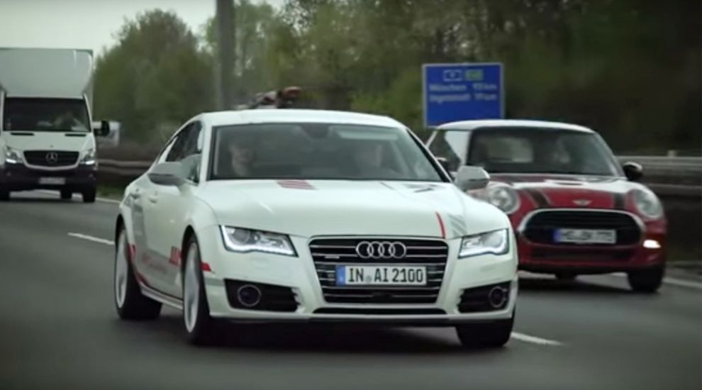 Apparently, Audi's self-driving car 'Jack' is a courteous driver