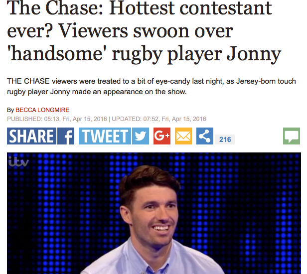 Local fund administrator hits the headlines as The Chase's hottest player yet