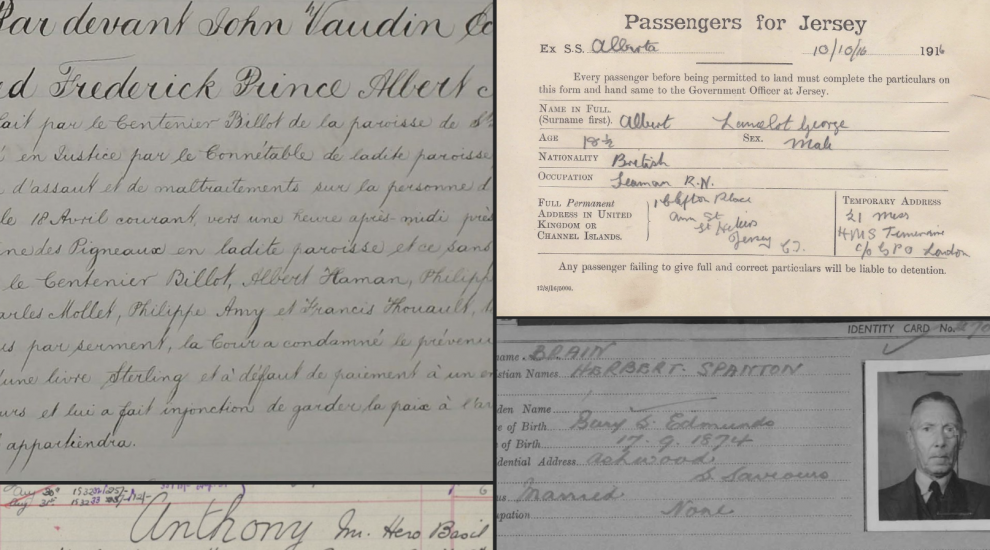 Who held the most unusual names in Jersey's Archive?