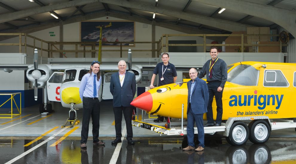 Aurigny’s Charity Flights donation to Channel Islands Air Search