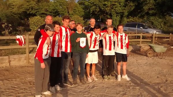 Young footballers help make stables pitch perfect for disabled Islanders