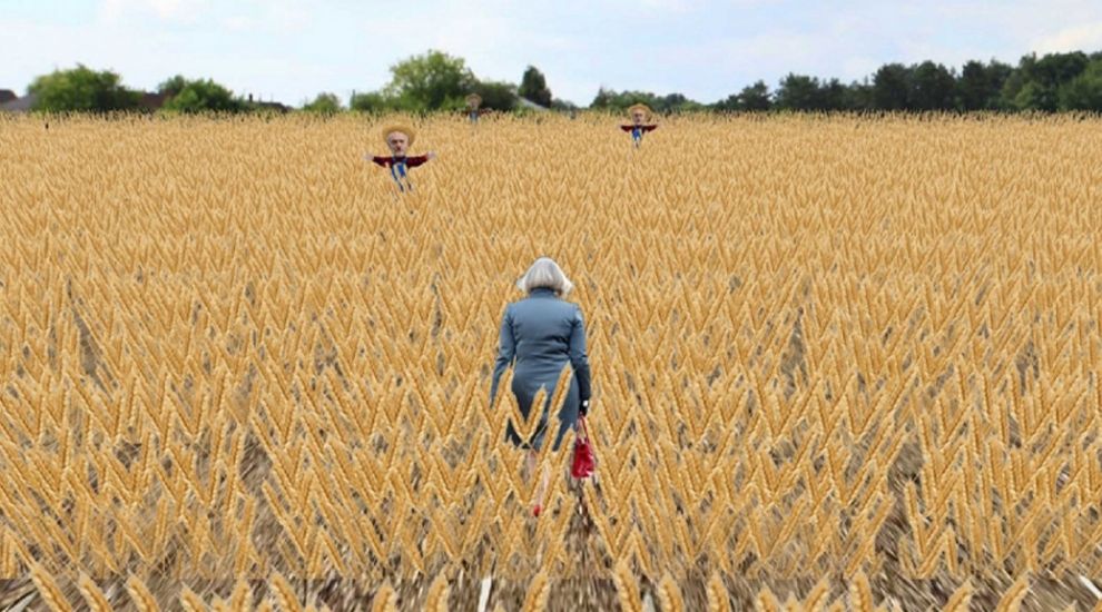 This naughty new game lets you be Theresa May running through a field of wheat