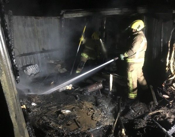 Firefighters tackle fire in Bouley Bay area with limited water supplies