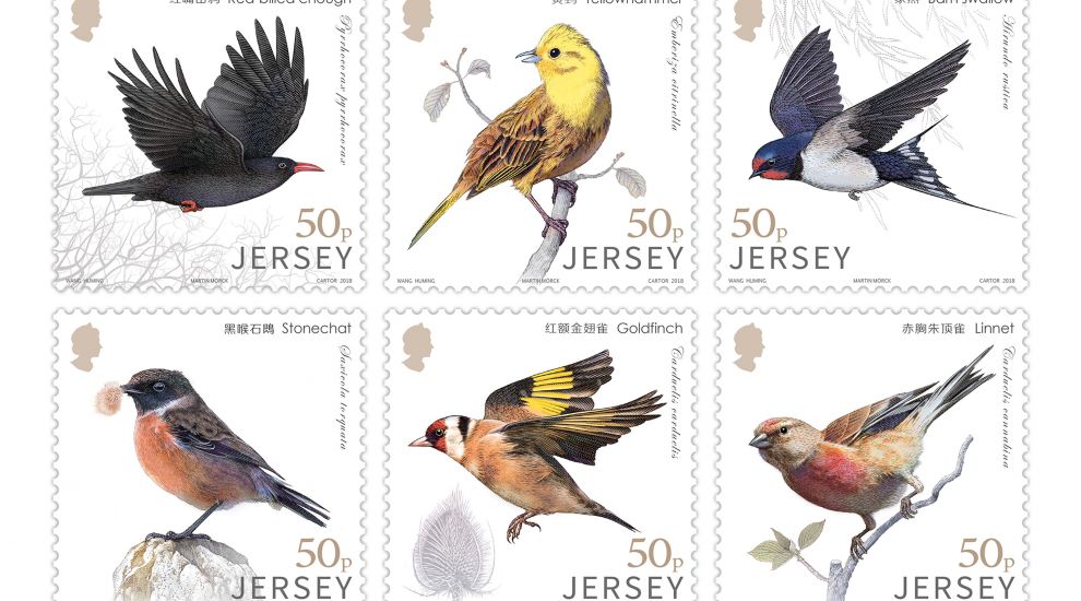 Birdlife stamps link Jersey with China