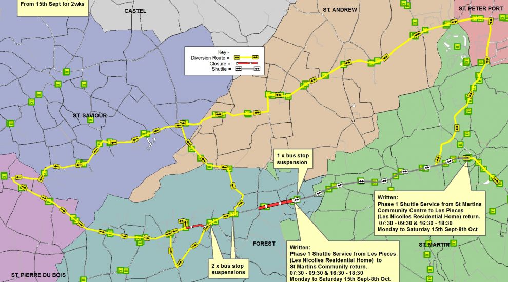 Forest Road shuttle bus service