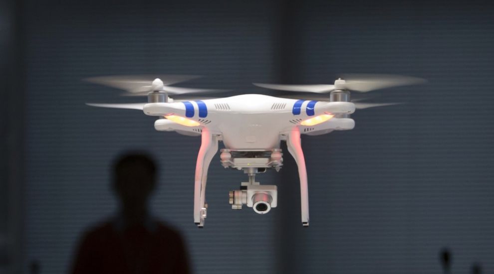 Could drones be crashed into planes to test out their safety?