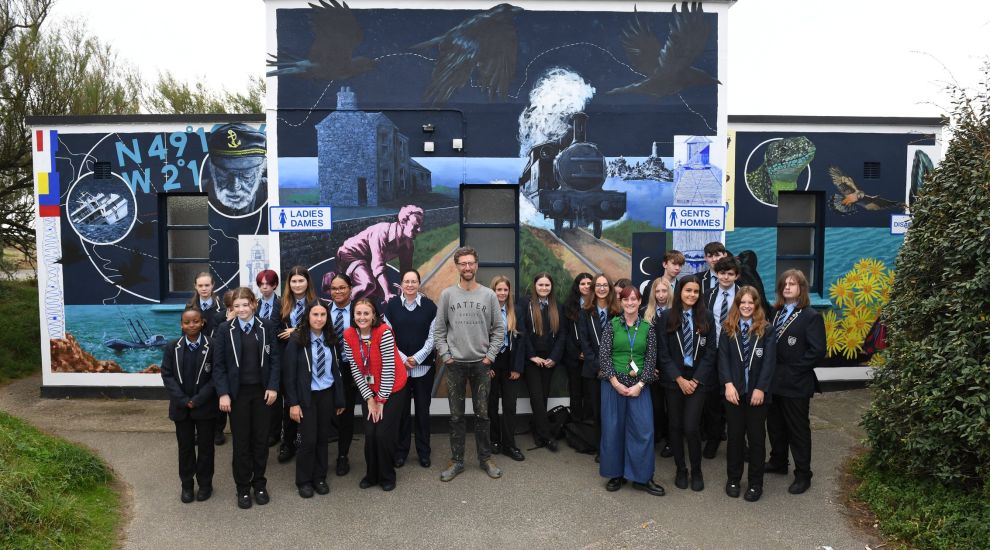 New mural unveiled at Corbière public toilets