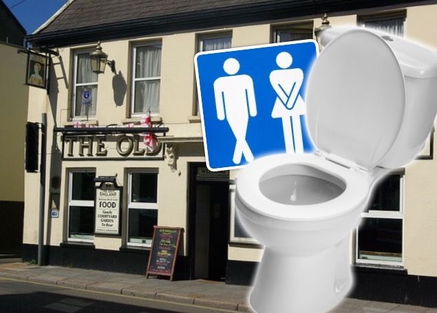 'Court' short? Pub told to smarten up its loos