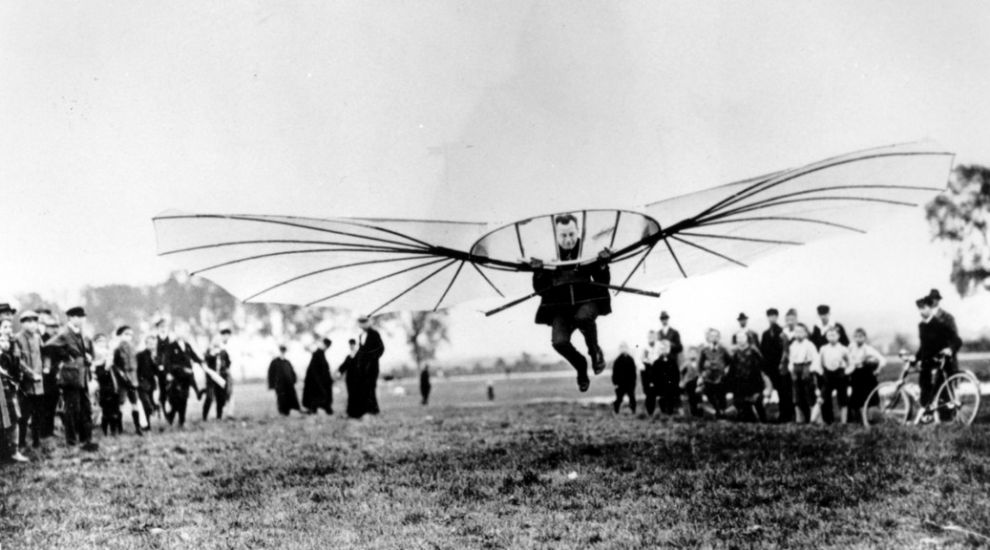 The glider of first person to fly is being put to the test in Holland