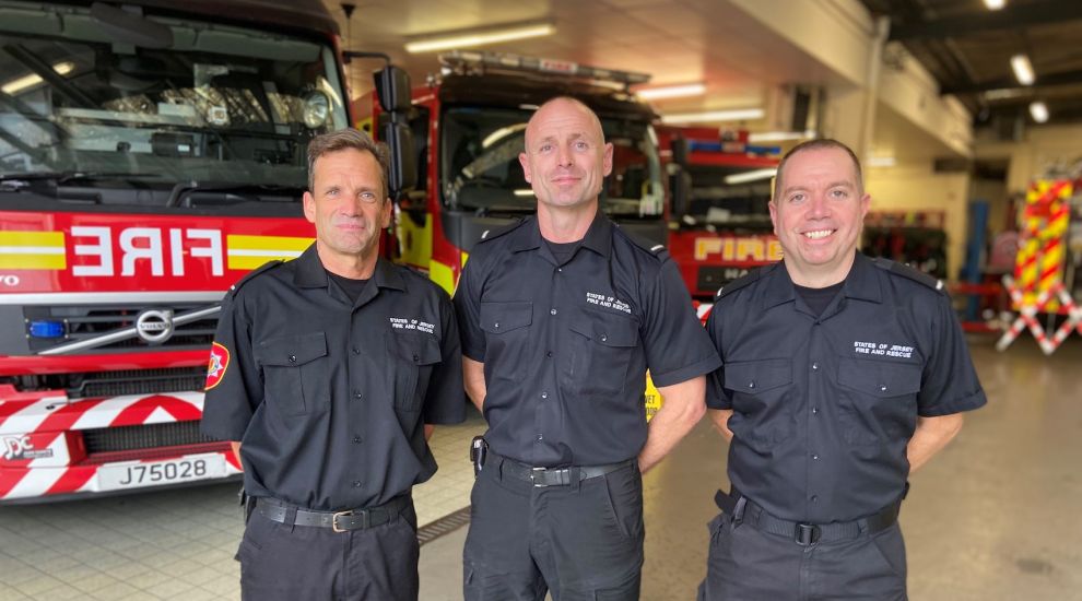 Jersey firefighters named as finalists for Pride of Britain award